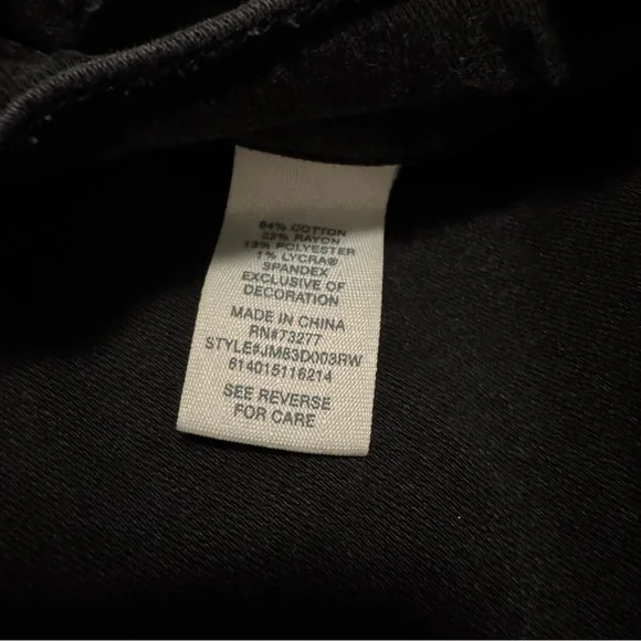 Mudd Women’s Size 9 Low Rise Skinny Black Distressed Jeans FX Stretch - Picture 5 of 14